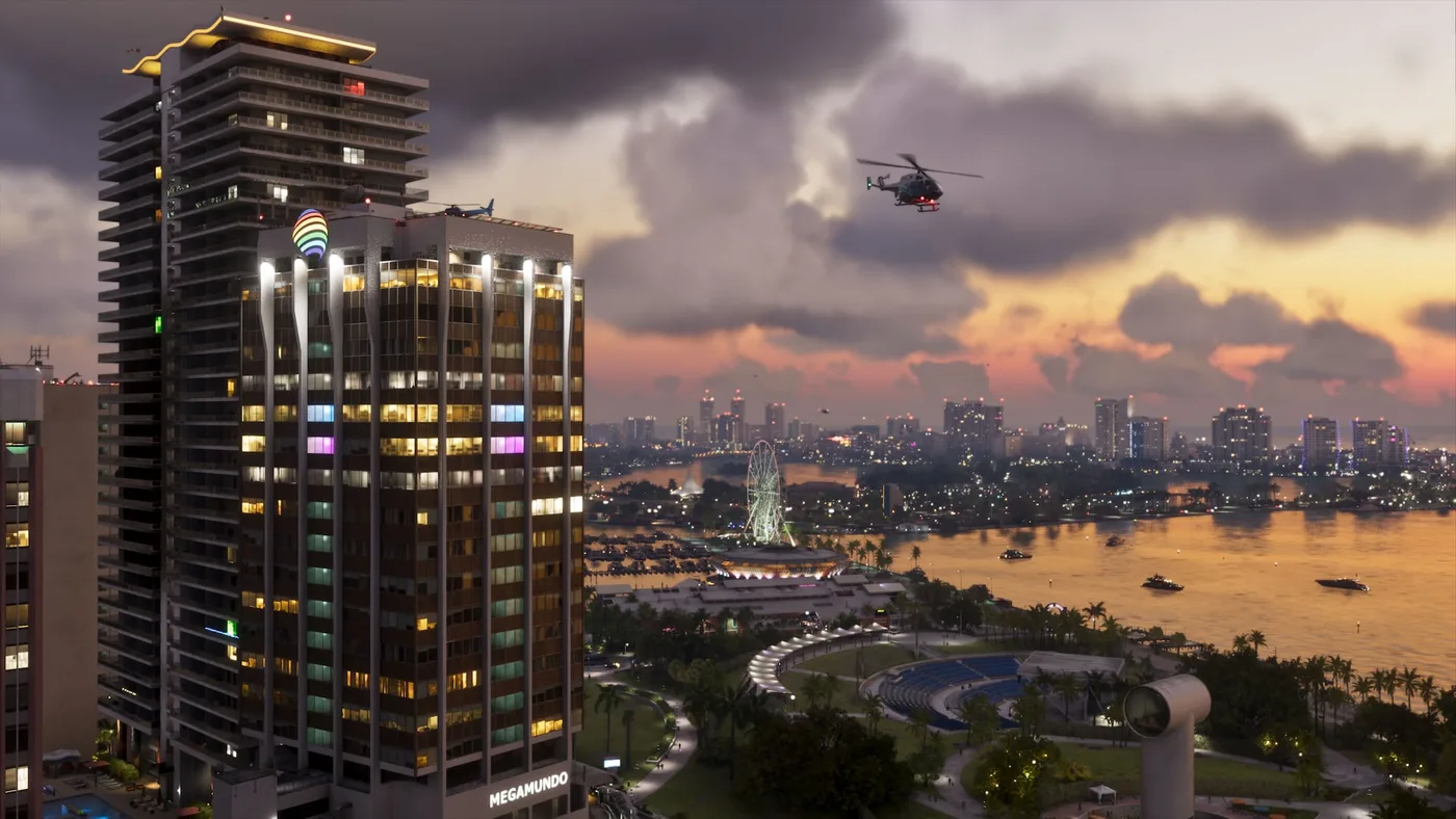 Vice City in an official Grand Theft Auto VI screenshot