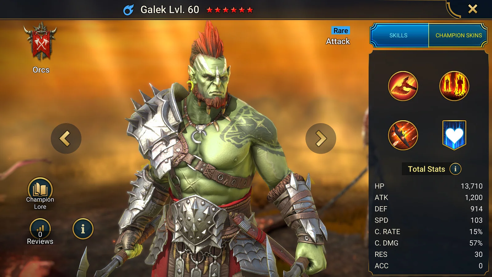 RAID Shadow Legends Champions assembled for battle