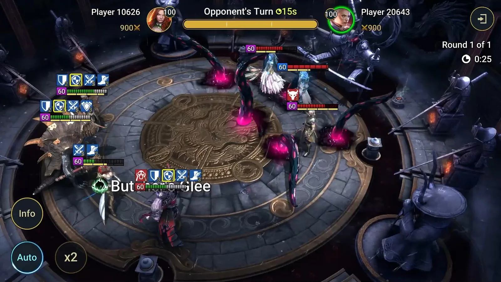 RAID Shadow Legends battle scene on PC