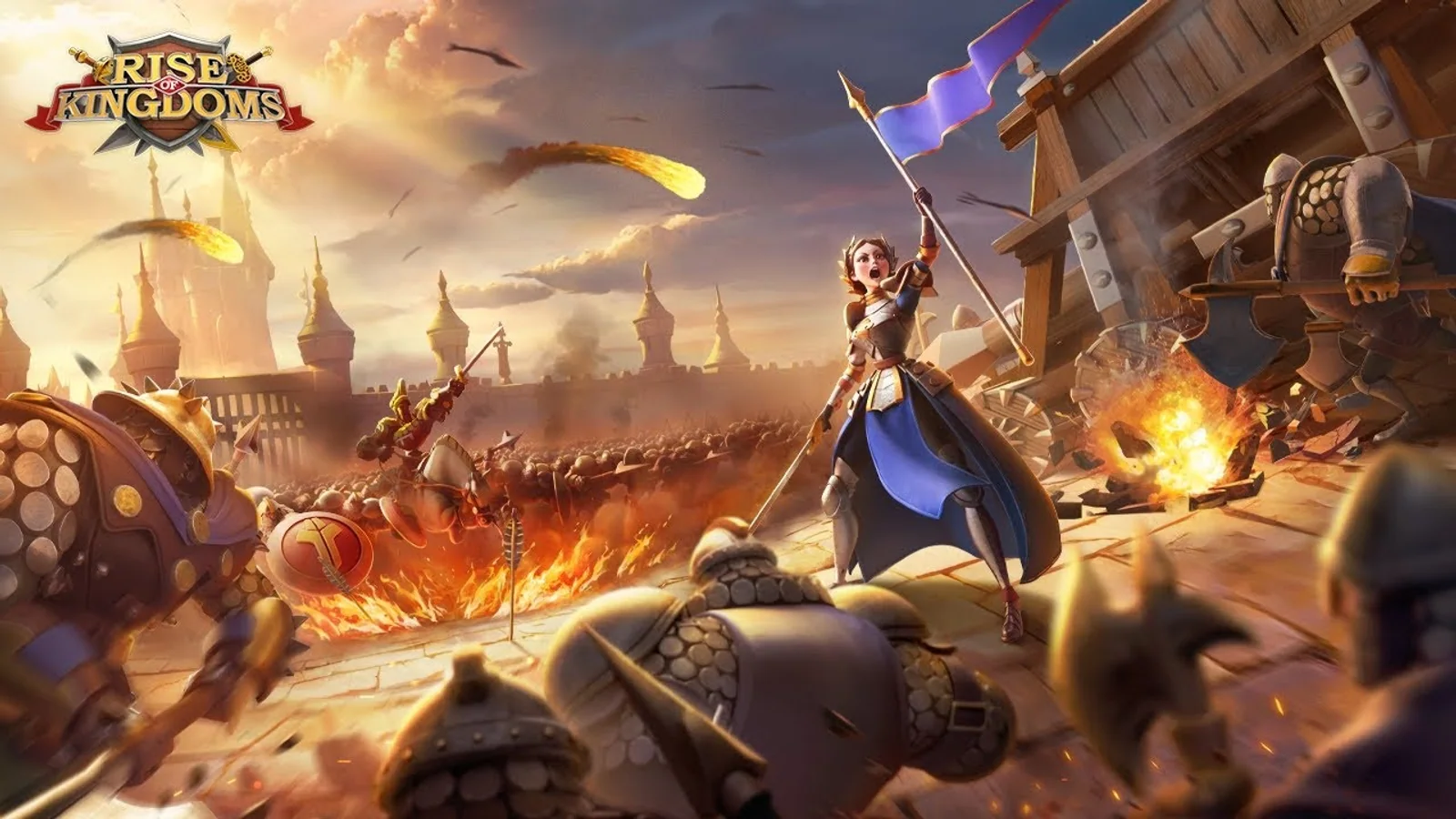 Rise of Kingdoms siege scene selected for the PC performance guide