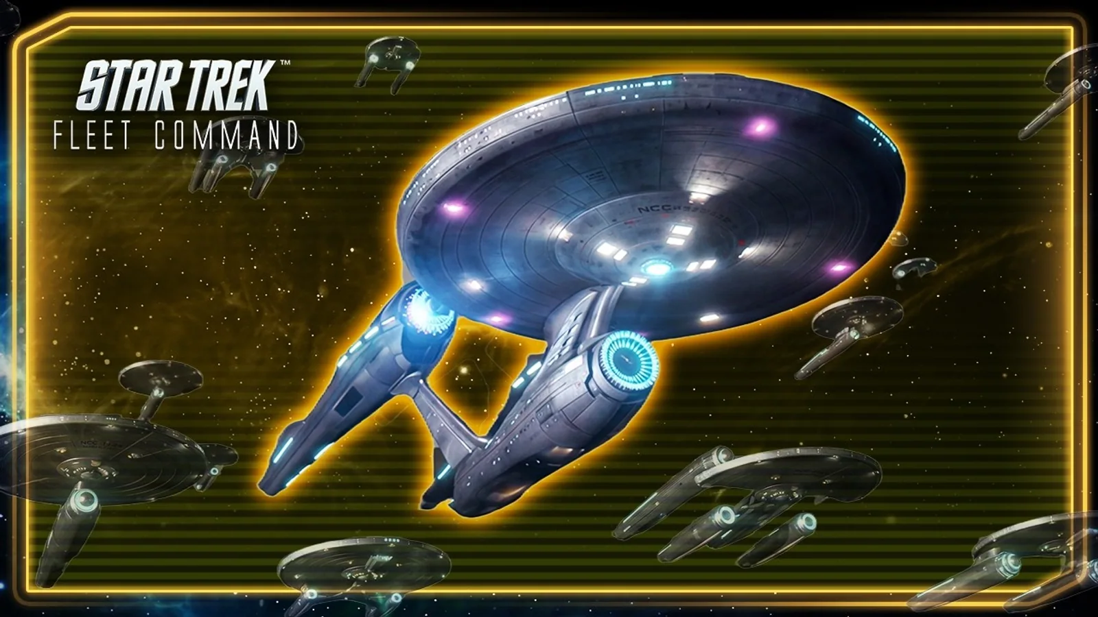 Star Trek Fleet Command official interface and fleet artwork
